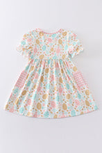 Load image into Gallery viewer, Easter egg print ruffle  dress