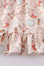 Load image into Gallery viewer, Easter bunny egg print girl dress