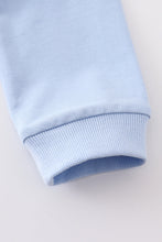 Load image into Gallery viewer, Blue ruffle sweatshirt