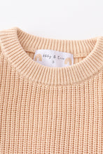 Load image into Gallery viewer, Beige pullover sweater