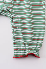 Load image into Gallery viewer, Premium Christmas tree stripe baby romper